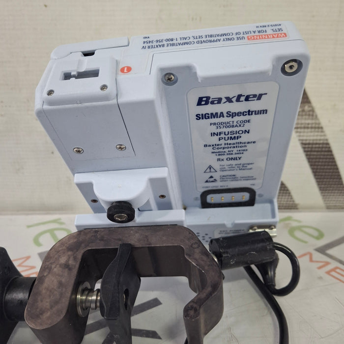 Baxter Baxter Sigma Spectrum 8.00.03 w/o Battery Infusion Pump Infusion Pump reLink Medical