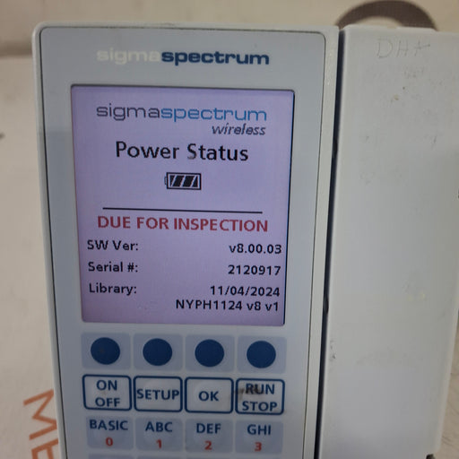 Baxter Baxter Sigma Spectrum 8.00.03 w/o Battery Infusion Pump Infusion Pump reLink Medical