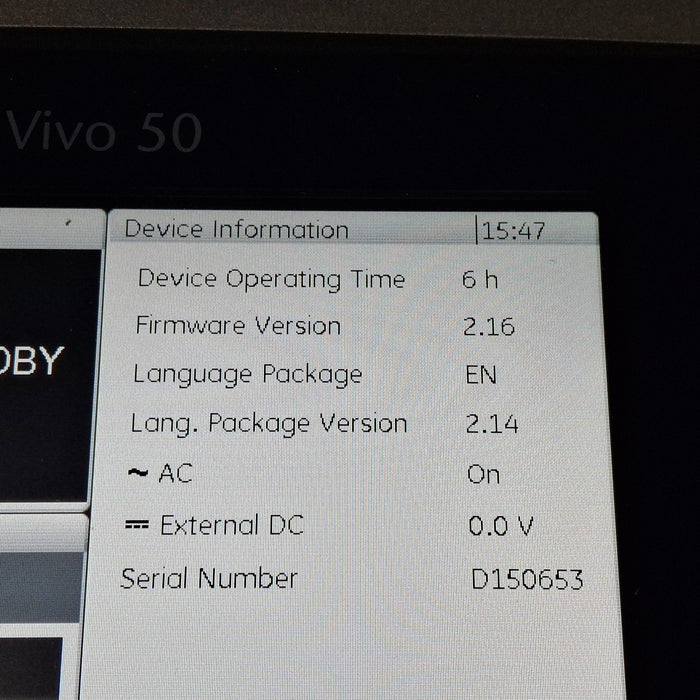 Breas Breas Vivo 50 Ventilator Respiratory reLink Medical