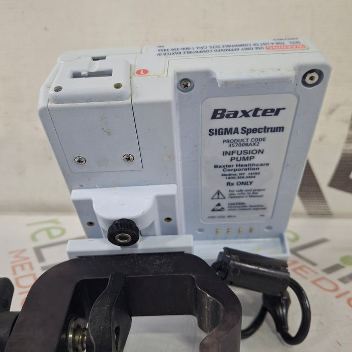 Baxter Baxter Sigma Spectrum 8.00.03 w/o Battery Infusion Pump Infusion Pump reLink Medical