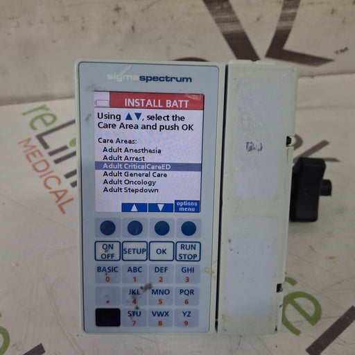 Baxter Baxter Sigma Spectrum 8.00.03 w/o Battery Infusion Pump Infusion Pump reLink Medical