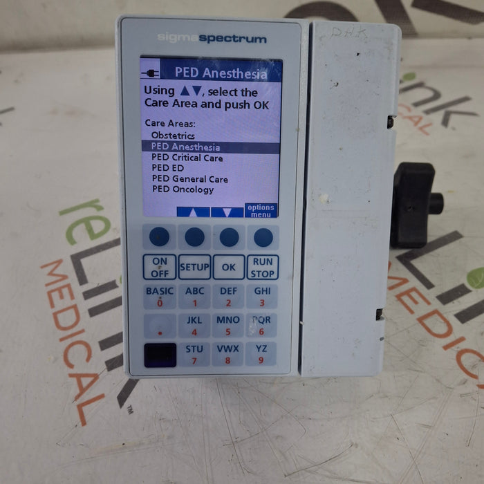 Baxter Baxter Sigma Spectrum 8.00.03 w/o Battery Infusion Pump Infusion Pump reLink Medical