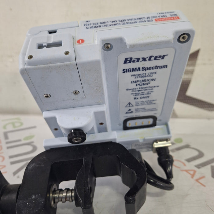 Baxter Baxter Sigma Spectrum 8.00.03 w/o Battery Infusion Pump Infusion Pump reLink Medical