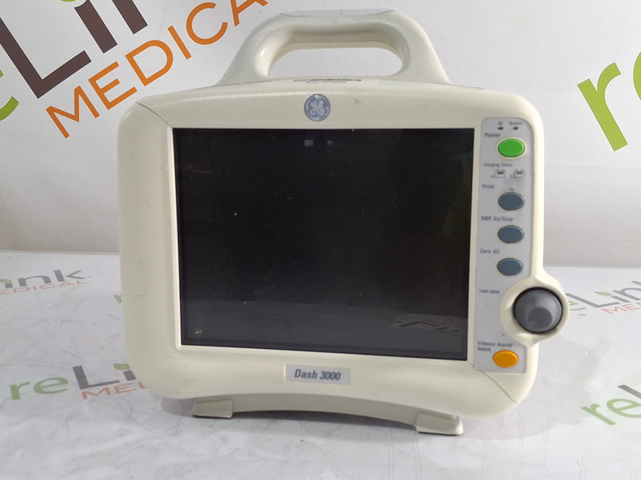 GE Healthcare GE Healthcare Dash 3000 - GE/Nellcor SpO2 Patient Monitor Patient Monitors reLink Medical
