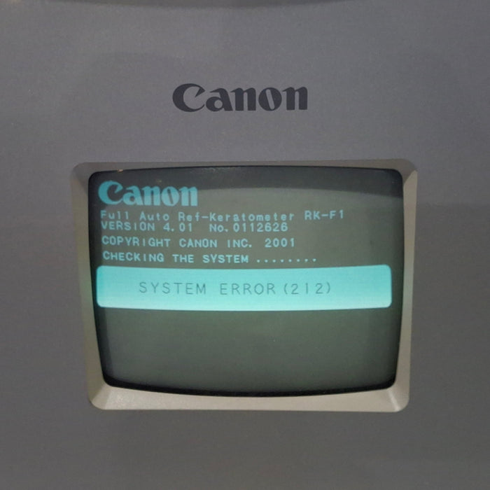 Canon USA Canon USA RK-F1 Full Auto Ref-Keratometer Ophthalmology reLink Medical