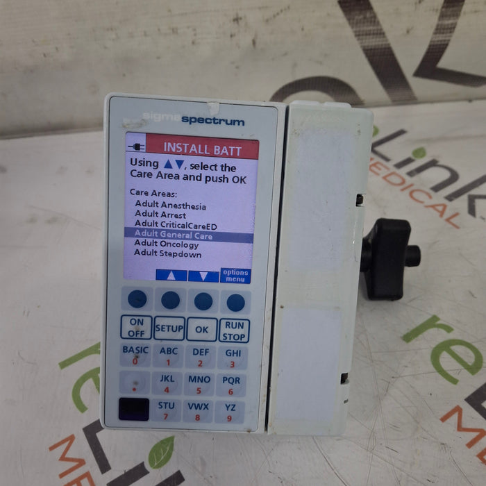 Baxter Baxter Sigma Spectrum 8.00.04 w/o Battery Infusion Pump Infusion Pump reLink Medical