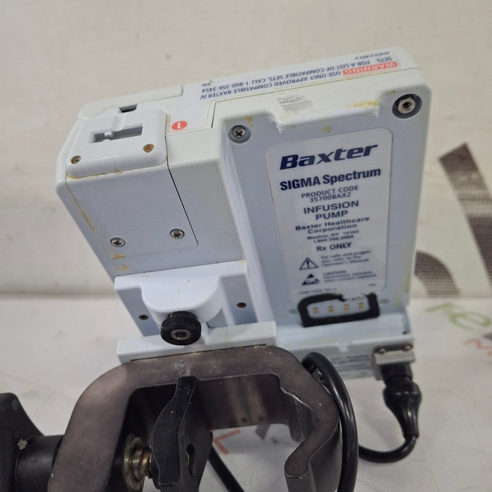 Baxter Baxter Sigma Spectrum 8.00.04 w/o Battery Infusion Pump Infusion Pump reLink Medical