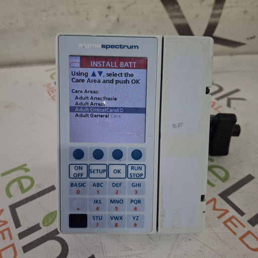 Baxter Baxter Sigma Spectrum 8.00.03 w/o Battery Infusion Pump Infusion Pump reLink Medical