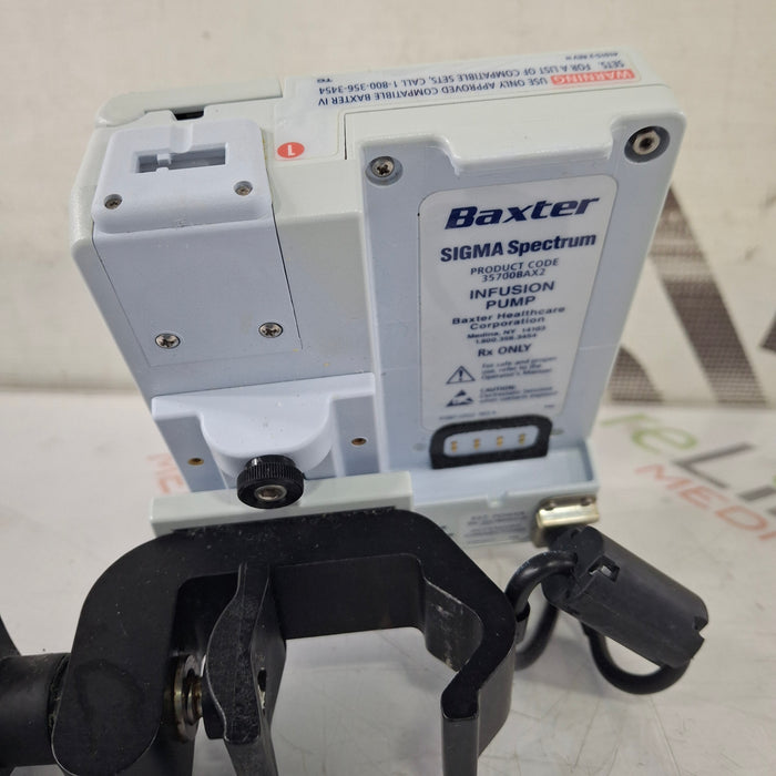 Baxter Baxter Sigma Spectrum 8.00.03 w/o Battery Infusion Pump Infusion Pump reLink Medical