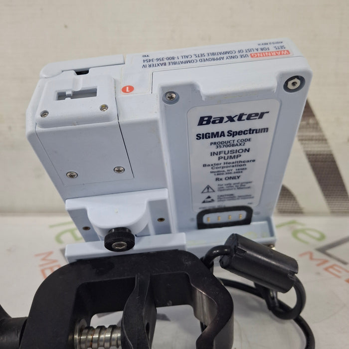 Baxter Baxter Sigma Spectrum 8.00.03 w/o Battery Infusion Pump Infusion Pump reLink Medical