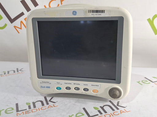 GE Healthcare GE Healthcare Dash 4000 - GE/Nellcor SpO2 Patient Monitor Patient Monitors reLink Medical