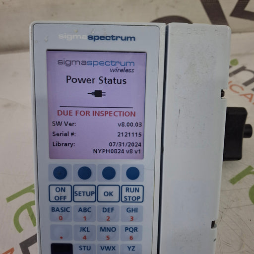 Baxter Baxter Sigma Spectrum 8.00.03 w/o Battery Infusion Pump Infusion Pump reLink Medical