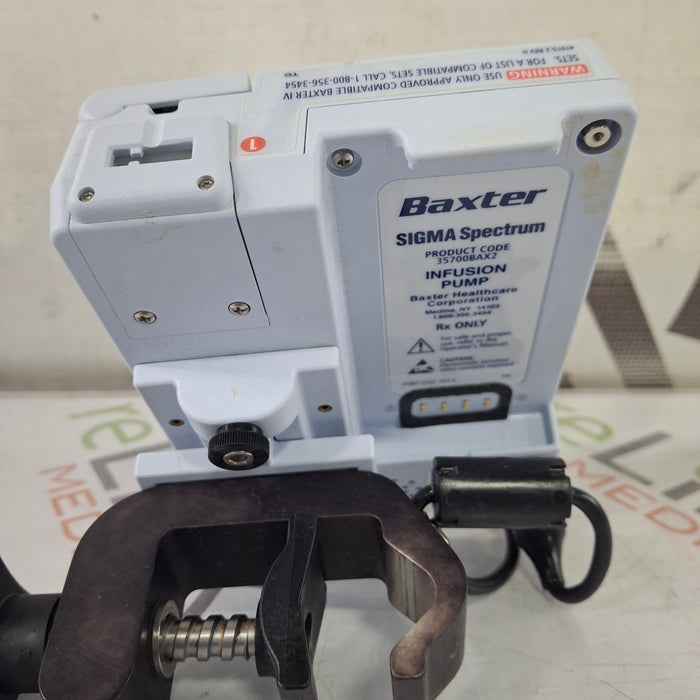 Baxter Baxter Sigma Spectrum 8.00.03 w/o Battery Infusion Pump Infusion Pump reLink Medical
