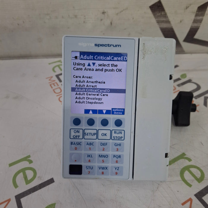 Baxter Sigma Spectrum 8.00.05 w/o Battery Infusion Pump