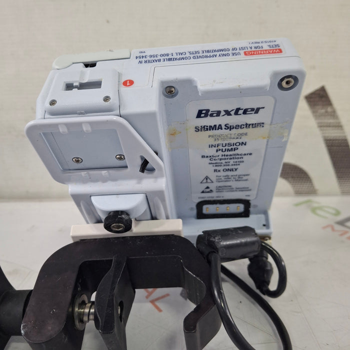 Baxter Sigma Spectrum 8.00.05 w/o Battery Infusion Pump