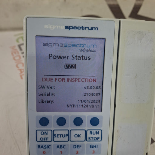 Baxter Baxter Sigma Spectrum 8.00.03 w/o Battery Infusion Pump Infusion Pump reLink Medical