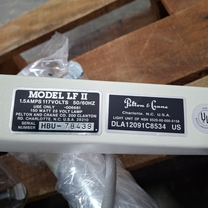 Pelton & Crane Pelton & Crane LF II Dental Light Dental reLink Medical
