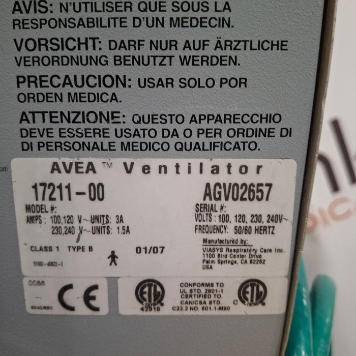 CareFusion Avea Ventilator