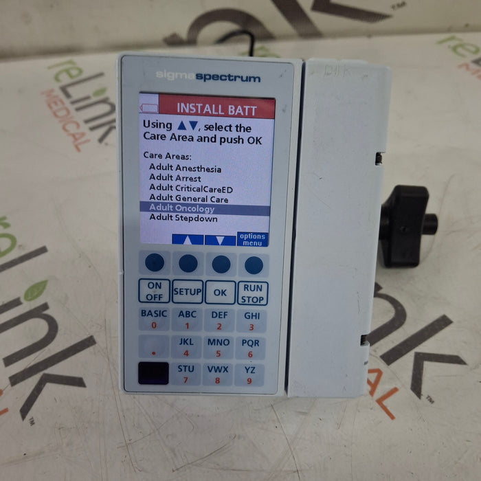Baxter Baxter Sigma Spectrum 8.00.03 w/o Battery Infusion Pump Infusion Pump reLink Medical
