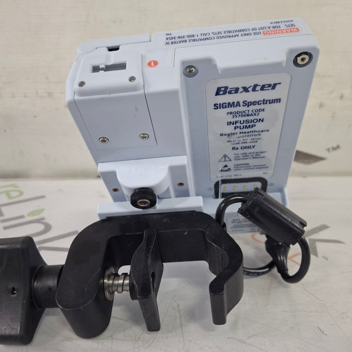 Baxter Baxter Sigma Spectrum 8.00.03 w/o Battery Infusion Pump Infusion Pump reLink Medical