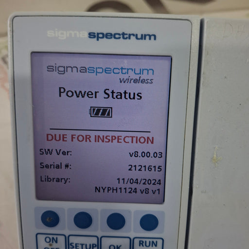 Baxter Baxter Sigma Spectrum 8.00.03 w/o Battery Infusion Pump Infusion Pump reLink Medical
