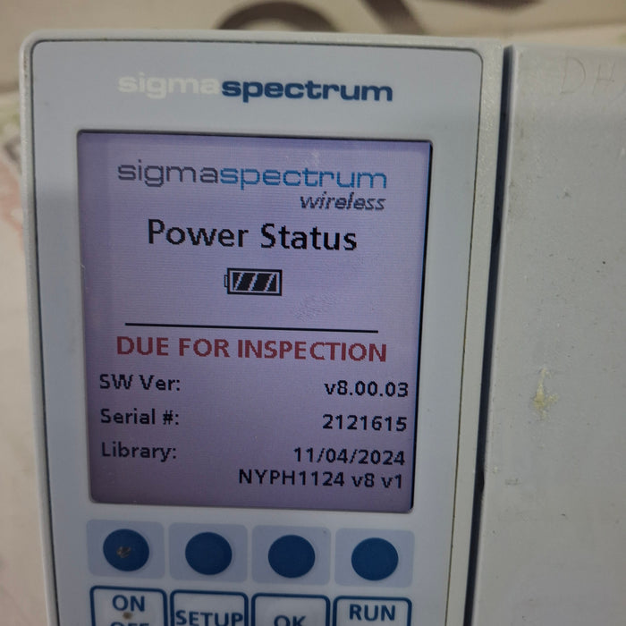 Baxter Baxter Sigma Spectrum 8.00.03 w/o Battery Infusion Pump Infusion Pump reLink Medical