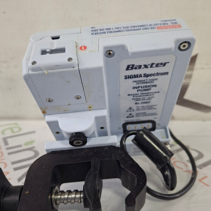 Baxter Baxter Sigma Spectrum 8.00.03 w/o Battery Infusion Pump Infusion Pump reLink Medical