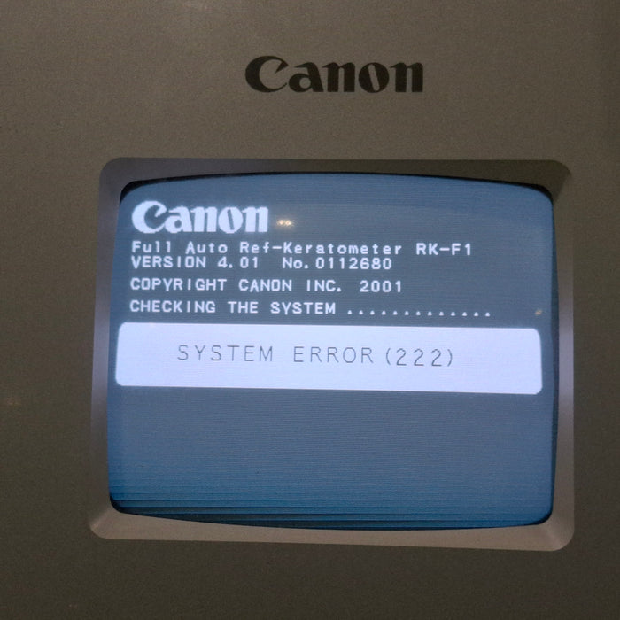 Canon USA Canon USA RK-F1 Full Auto Ref-Keratometer Ophthalmology reLink Medical