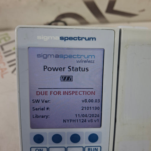 Baxter Baxter Sigma Spectrum 8.00.03 w/o Battery Infusion Pump Infusion Pump reLink Medical