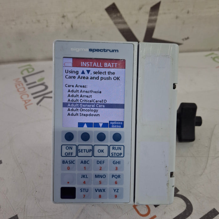 Baxter Baxter Sigma Spectrum 8.00.03 w/o Battery Infusion Pump Infusion Pump reLink Medical