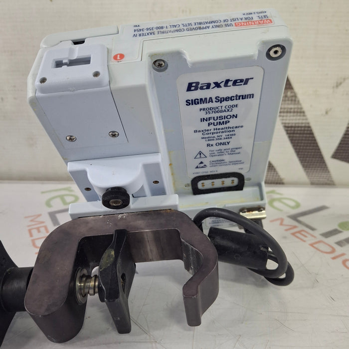 Baxter Baxter Sigma Spectrum 8.00.03 w/o Battery Infusion Pump Infusion Pump reLink Medical