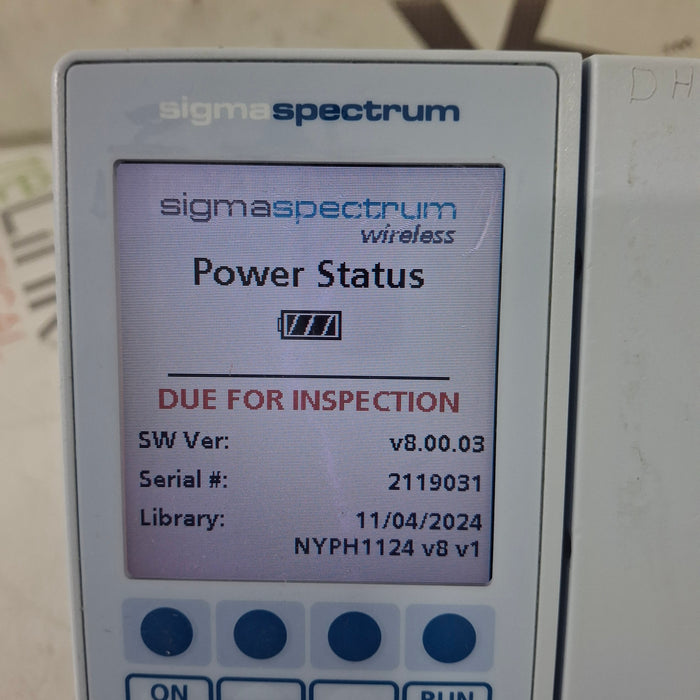 Baxter Baxter Sigma Spectrum 8.00.03 w/o Battery Infusion Pump Infusion Pump reLink Medical