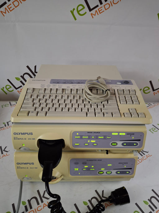 Olympus Olympus CV-180/CLV-180 Video Endoscopy System Flexible Endoscopy reLink Medical
