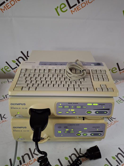 Olympus Olympus CV-180/CLV-180 Video Endoscopy System Flexible Endoscopy reLink Medical