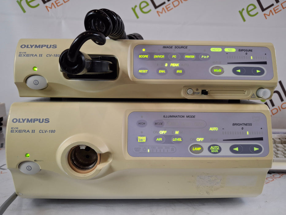 Olympus Olympus CV-180/CLV-180 Video Endoscopy System Flexible Endoscopy reLink Medical