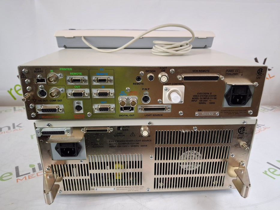 Olympus Olympus CV-180/CLV-180 Video Endoscopy System Flexible Endoscopy reLink Medical