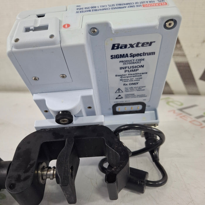 Baxter Baxter Sigma Spectrum 8.00.03 w/o Battery Infusion Pump Infusion Pump reLink Medical