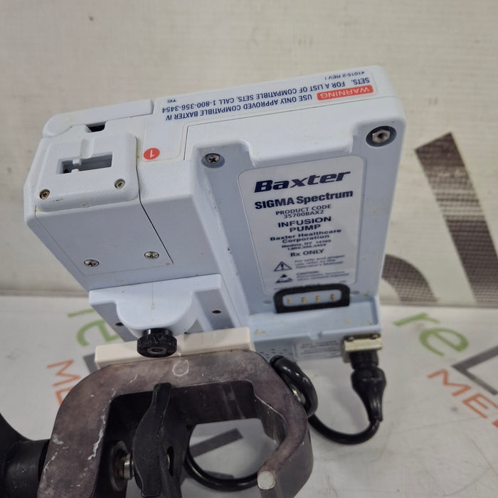 Baxter Baxter Sigma Spectrum 8.00.05 w/o Battery Infusion Pump Infusion Pump reLink Medical