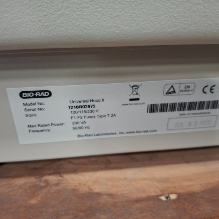 Bio-Rad Bio-Rad Universal Hood II Imaging System Research Lab reLink Medical