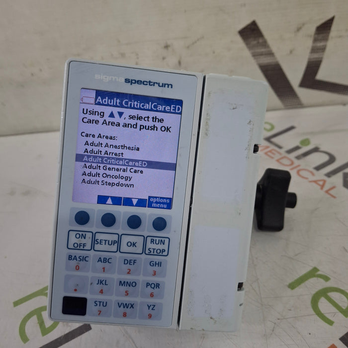 Baxter Baxter Sigma Spectrum 8.00.03 w/o Battery Infusion Pump Infusion Pump reLink Medical