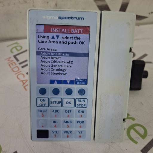 Baxter Baxter Sigma Spectrum 8.00.03 w/o Battery Infusion Pump Infusion Pump reLink Medical