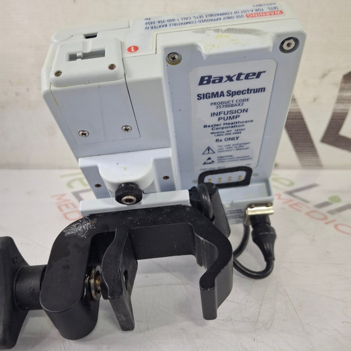 Baxter Baxter Sigma Spectrum 8.00.03 w/o Battery Infusion Pump Infusion Pump reLink Medical