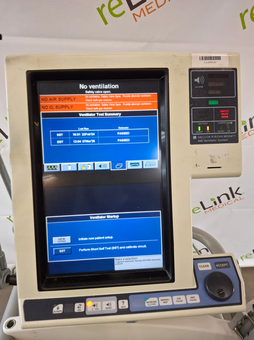 Puritan Bennett Puritan Bennett 840 Ventilator Respiratory reLink Medical