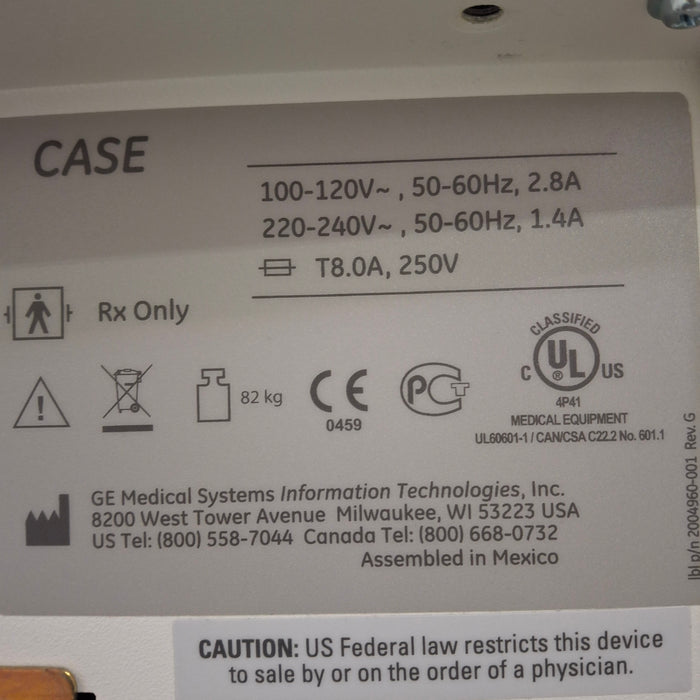 GE Healthcare Case Console w/ T2100 Stress Test System