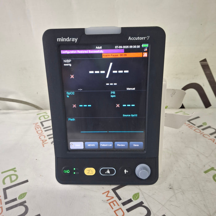 Mindray Mindray Accutorr 7 Vital Signs Monitor Patient Monitors reLink Medical