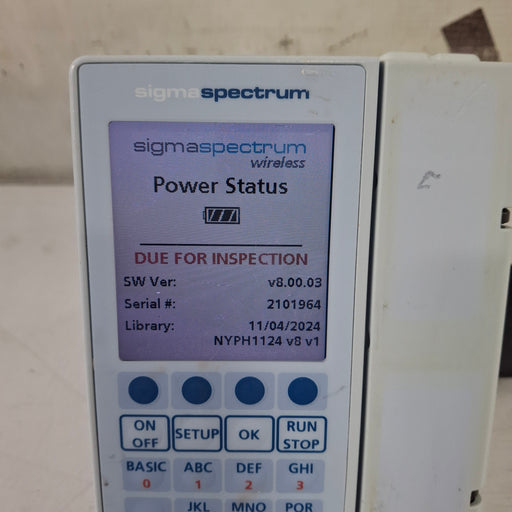 Baxter Baxter Sigma Spectrum 8.00.03 w/o Battery Infusion Pump Infusion Pump reLink Medical