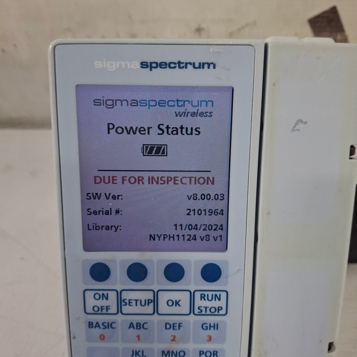 Baxter Baxter Sigma Spectrum 8.00.03 w/o Battery Infusion Pump Infusion Pump reLink Medical