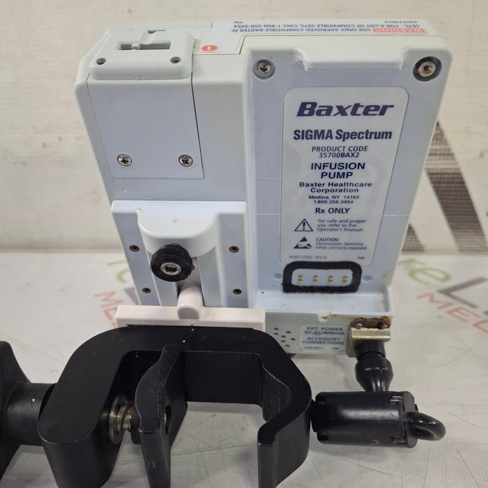 Baxter Baxter Sigma Spectrum 8.00.03 w/o Battery Infusion Pump Infusion Pump reLink Medical
