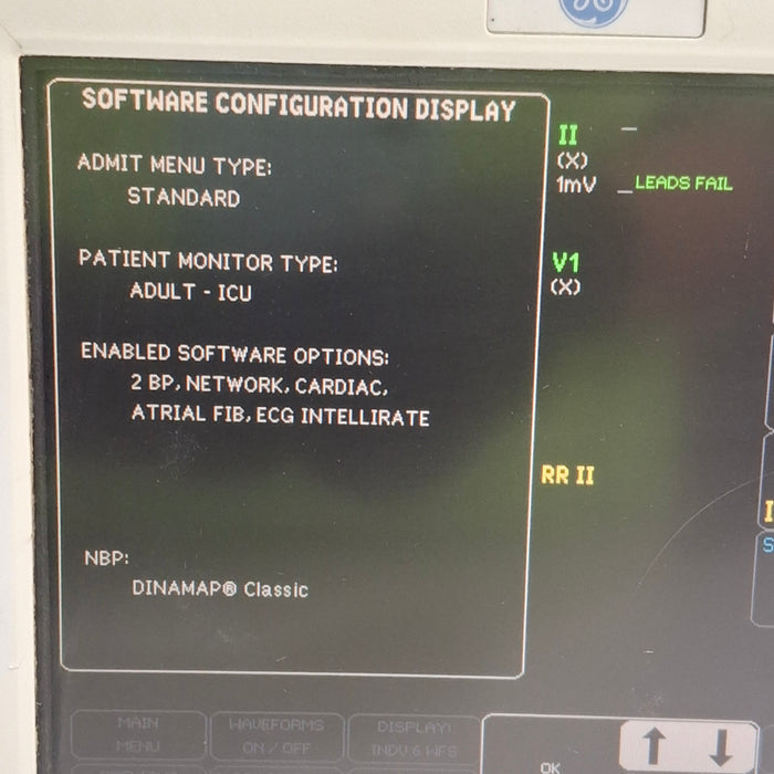 GE Healthcare GE Healthcare Dash 3000 - GE/Nellcor SpO2 Patient Monitor Patient Monitors reLink Medical