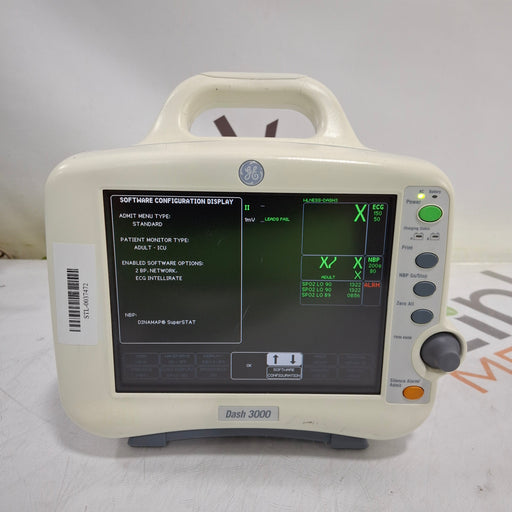 GE Healthcare GE Healthcare Dash 3000 - GE/Nellcor SpO2 Patient Monitor Patient Monitors reLink Medical